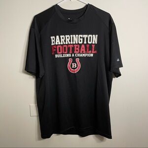 Barrington football building a champion badger sport short sleeve jersey shirt